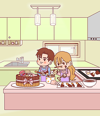 전신 커플 여자 기념일 남자 분홍색 일러스트 사랑 들기 이벤트 상반신 성인 두명 연두색 케이크 먹기 만들기 빼빼로 빼빼로데이 성인만 국내일러스트 AI파일 감정 컬러 관계 모션 데이이벤트 디저트 사람 초록색 막대과자 파일형식 벡터