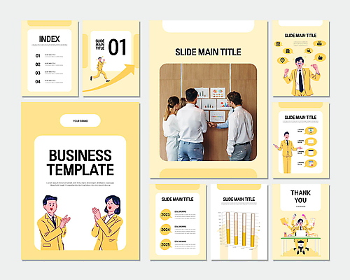 전신 서양인 템플릿 여자 남자 화살표 말풍선 비즈니스 회의 그래프 정장 여러명 상반신 20대 성인 세트 노란색 파이팅 업무 비즈니스맨 비즈니스우먼 박수 PPT 프레젠테이션 문서템플릿 주머니손 성인만 9P 이미지템플릿 외국인 옷 컬러 다수 모션 사람 손짓 청년 작업 직장인 파일형식