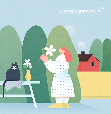 전신 나무 한마리 라이프스타일 여자 꽃 화분 여유 하늘색 일러스트 탁자 한명 서기 들기 성인 일상 연두색 고양이 시골 전원주택 귀농 전원생활 성인여자한명만 목가 국내일러스트 AI파일 식물 1 감정 가구 농업 포유류 모션 주택 사람 라이프 생활 초록색 파란색 반려동물 여자한명만 성인여자만 파일형식 벡터