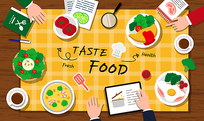 손 손글씨 커피 토마토 일러스트 돋보기 실험 요리사모자 요리 글자캘리그라피 신체부위 태블릿 볼펜 갈색 노란색 공책 샐러드 식탁보 가리킴 커피잔 브로콜리 계란프라이 문서 체크무늬 브런치 뒤집개 스프링노트 레시피 오므라이스 국내일러스트 AI파일 모자_잡화 음료 음식 컬러 무늬 채소 캘리그라피 주방용품 문구용품 잔 사람 손짓 전자제품 스마트기기 펜 요리사 식사 계란요리 파일형식 벡터