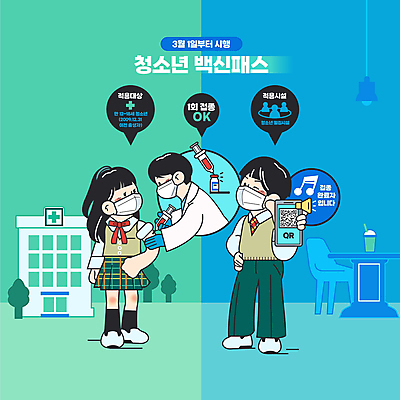 전신 학생 여자 남자 교복 허리손 의자 일러스트 청소년 탁자 조명 병원 주사기 마스크 서기 들기 상반신 성인 타이포그라피 세명 파란색 스마트폰 카페 의사 사회이슈 보여주기 QR코드 민트색 백신 코로나바이러스 바이알 전자출입명부 백신접종 델타변이바이러스 백신인센티브 오미크론 국내일러스트 AI파일 문자 옷 컬러 포즈 가구 컨셉 의학 의료기기 모션 사람 핸드폰 스마트기기 상점 의료진 의료용품 바이러스 개인정보 접종 파일형식 벡터 혜택