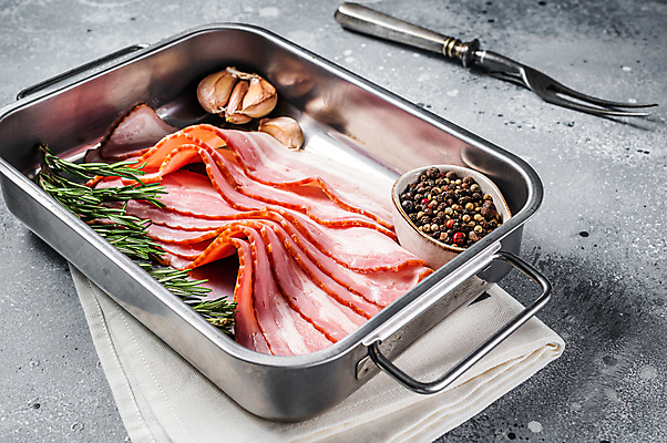 포토 JPG 해외이미지 회색배경 실내 사람없음 햄 베이컨 로즈메리 통후추 해외포토 백그라운드 육류 돼지고기 내부 회색 허브 후추 파일형식 이미지허브