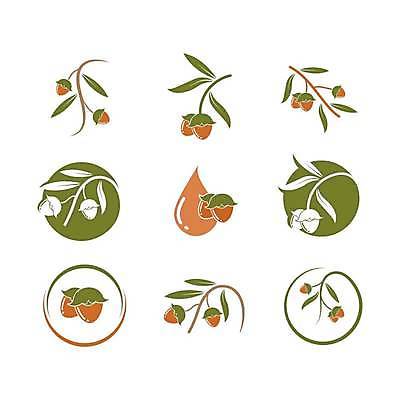 EPS 해외이미지 식물 디자인 일러스트 나뭇잎 사람없음 초록색 주황색 나뭇가지 심볼 해외일러스트 나무 컬러 잎 파일형식 벡터 이미지허브