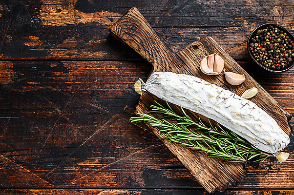 포토 JPG 해외이미지 실내 마늘 사람없음 로즈메리 나무도마 살라미 나무배경 해외포토 백그라운드 채소 도마 내부 목재 허브 파일형식 이미지허브