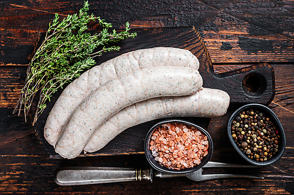 포토 JPG 해외이미지 실내 사람없음 하이앵글 소시지 백리향 통후추 나무배경 핑크솔트 해외포토 뷰포인트 백그라운드 내부 가공식품 소금 후추 파일형식 이미지허브