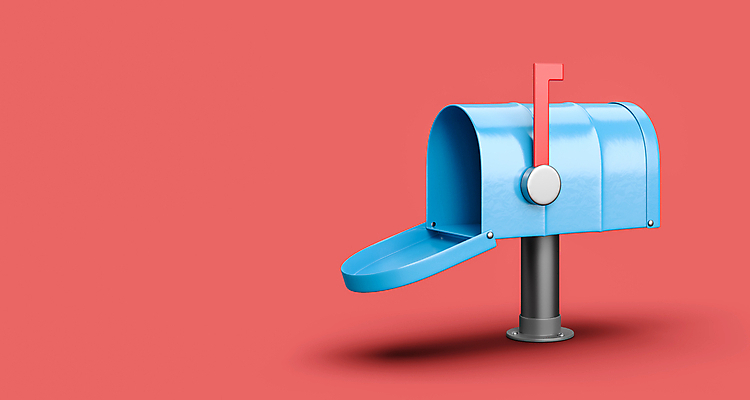 JPG 해외이미지 일러스트 사람없음 3D 우체통 오픈 오브젝트 빨간배경 해외일러스트 백그라운드 빨간색 디지털합성 파일형식 이미지허브