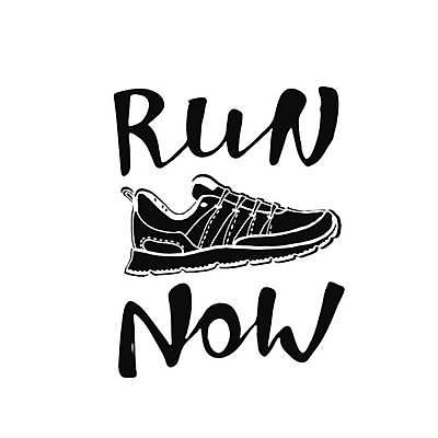 EPS 해외이미지 손글씨 영어 운동화 일러스트 타이포그라피 사람없음 달리기 검은색 해외일러스트 문자 컬러 신발 모션 파일형식 벡터 이미지허브