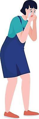 EPS 해외이미지 전신 여자 일러스트 한명 서기 성인 손들기 슬픔 울음 우울감 우울증 성인여자한명만 해외일러스트 1 감정 모션 표정 사람 질병 여자한명만 성인여자만 파일형식 벡터 이미지허브