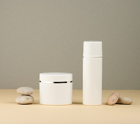 포토 JPG 해외이미지 실내 사람없음 뷰티 화장품 두개 돌_바위 오브젝트 스킨케어 스톤 공병 목업 해외포토 2 내부 병_담는 파일형식 이미지허브