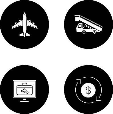 EPS 해외이미지 디자인 실루엣 컨셉 돈 일러스트 교통시설 비행기 흑백 엑스레이 세트 픽토그램 계단 달러 검은색 웹 총 핸드백 짐 흰색 공항 심볼 항공 서비스 사인 팩 짐차 대패 상형문자 수하물 스캐너 항목 환불 방식 해외일러스트 문자 무기 컬러 교통 인터넷 가방 의학 항공교통 자동차 대중교통 촬영기법 금융 화장품 재산 시설 파일형식 벡터 이미지허브