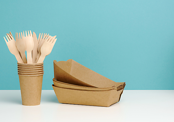포토 JPG 해외이미지 하늘색 사람없음 종이컵 친환경 패키지 나무포크 포장용기 제로웨이스트 종이접시 해외포토 접시 포크 컵 파란색 환경 그린캠페인 일회용 사회이슈 포장재료 파일형식 이미지허브