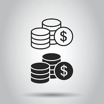 EPS 해외이미지 디자인 선 돈 일러스트 비즈니스 성공 사람 금융 세일 쌓기 달러 금속 동전 웹 절약 시장 재산 플랫 구매 사인 투자 윤곽 이익 월급 고립 세금 센트 수입 얇은 타격 해외일러스트 컨셉 인터넷 모션 재질 경제 쇼핑 파일형식 벡터 이미지허브