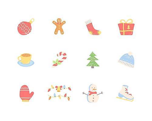 EPS 해외이미지 나무 디자인 크리스마스장식 크리스마스 겨울 일러스트 눈사람 털모자 사람없음 선물상자 세트 스케이트 플랫 찻잔 털장갑 크리스마스양말 알전구 엘리먼트 진저맨 크리스마스장식지팡이 크리스마스지팡이 오너먼트 해외일러스트 식물 모자_잡화 계절 기념일 스포츠용품 장갑 전구 지팡이 잔 양말 선물 상자 진저쿠키 파일형식 벡터 이미지허브