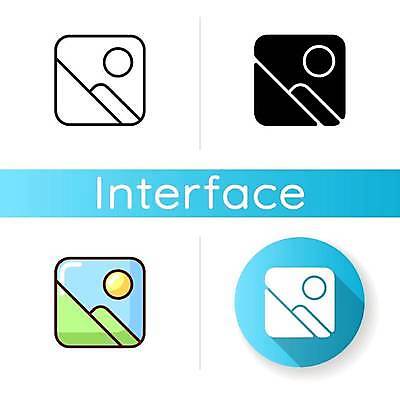 EPS 해외이미지 디자인 라인일러스트 일러스트 그림자 사람없음 파란색 세트 어플리케이션 멀티미디어 UI 인터페이스 해외일러스트 컬러 파일형식 벡터 이미지허브