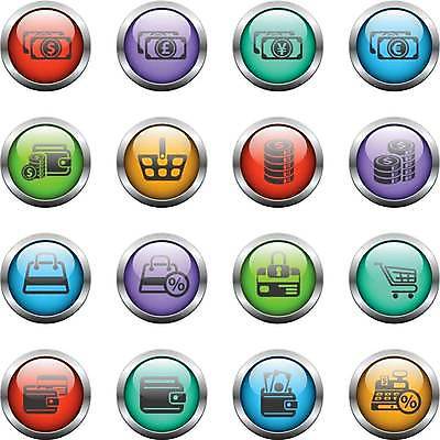 EPS 해외이미지 가방 일러스트 유리 바구니 달러 동전 카트 유로 원형 신용카드 퍼센트 지갑 심볼 패키지 전자상거래 포스기 해외일러스트 도형 잡화 돈 재질 금융 기계 특수기호 파일형식 벡터 이미지허브