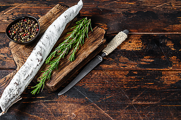 포토 JPG 해외이미지 실내 사람없음 로즈메리 나무도마 살라미 나무배경 해외포토 백그라운드 도마 내부 목재 허브 파일형식 이미지허브