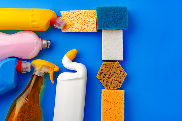 포토 JPG 해외이미지 실내 사람없음 청소도구 세제 오브젝트 파란배경 스펀지 해외포토 백그라운드 내부 파란색 도구 청소 파일형식 이미지허브