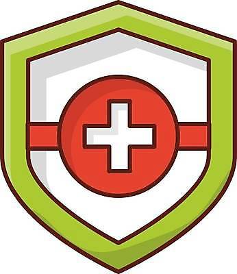 EPS 해외이미지 일러스트 의학 사람없음 방패 십자표시 해외일러스트 표시 파일형식 벡터 이미지허브