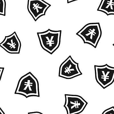 EPS 해외이미지 백그라운드 돈 패턴 일러스트 사람없음 경제 패턴백그라운드 엔 보호 방패모양 위안화 해외일러스트 모양 컨셉 무늬 재산 방패 파일형식 벡터 이미지허브