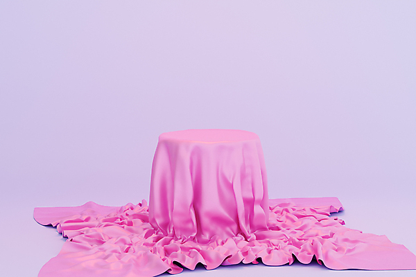 JPG 해외이미지 일러스트 사람없음 3D 보라색 주름 원기둥 단상 해외포토 포토 컬러 원형 디지털합성 파일형식 이미지허브