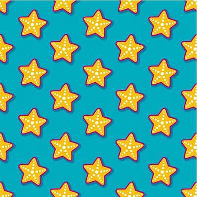 EPS 해외이미지 백그라운드 패턴 여러마리 일러스트 불가사리 사람없음 파란색 노란색 패턴백그라운드 시원함 해외일러스트 컬러 다수 무늬 극피동물 파일형식 벡터 이미지허브