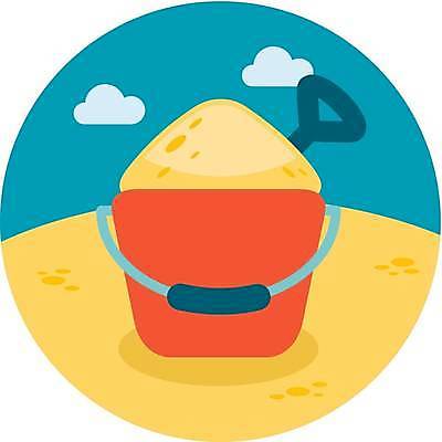 EPS 해외이미지 모래 일러스트 사람없음 여름 양동이 해외일러스트 계절 파일형식 벡터 이미지허브