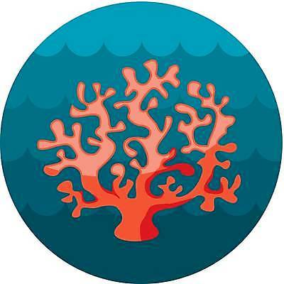 EPS 해외이미지 일러스트 사람없음 여름 산호 산호초 남색 해외일러스트 계절 컬러 수중식물 자포동물 파일형식 벡터 이미지허브