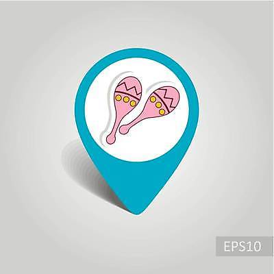 EPS 해외이미지 음악 바다 지도 2 일러스트 휴가 타악기 여름 기구 쌍 심볼 사인 위치 네비게이션 리듬 뮤지컬 살사댄스 충고 해외일러스트 계절 악기 문화예술 춤 파일형식 벡터 이미지허브