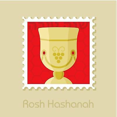 EPS 해외이미지 와인잔 술잔 일러스트 사람없음 빨간색 노란색 유대교 우표 해외일러스트 종교 컬러 잔 파일형식 벡터 이미지허브