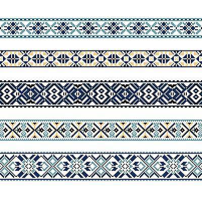 EPS 해외이미지 전통 꽃 유럽 백그라운드 십자가 패턴 일러스트 추상 미술 여러명 파란색 유행 견본 수확 흰색 직물 바늘 뜨개질 인쇄 심볼 질감 복고 러시아 광택 자수 폴란드 라트비아 러시아인 벨로루시 에스토니아 우크라이나 전국 핸드메이드 스타일 반복 국경 해외일러스트 서양인 식물 나라 컬러 다수 무늬 농업 문화예술 북유럽 사람 취미 도구 파일형식 벡터 이미지허브