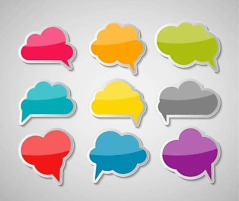 EPS 해외이미지 디자인 말풍선 일러스트 비즈니스 사람없음 자료 인포그래픽 정보 레이아웃 구름모양 해외일러스트 모양 파일형식 벡터 구름_자연 이미지허브