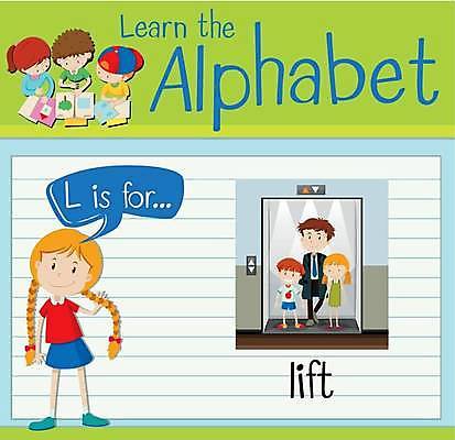 EPS 해외이미지 전신 알파벳 영어 여자 남자 어린이 말풍선 일러스트 영어교육 서기 소녀 소년 여러명 상반신 성인 승차 엘리베이터 L 단어공부 단어카드 해외일러스트 문자 교육 다수 모션 사람 학습 파일형식 벡터 단어장 이미지허브