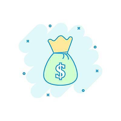 EPS 해외이미지 일러스트 사람없음 달러 돈자루 민트색 해외일러스트 컬러 돈 파일형식 벡터 이미지허브