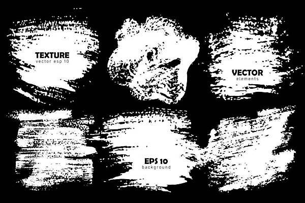 EPS 해외이미지 디자인 일러스트 붓터치 사람없음 검은색 천 질감 기하학 그런지 해외일러스트 컬러 무늬 직물 파일형식 벡터 이미지허브