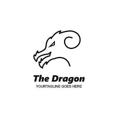 EPS 해외이미지 디자인 일러스트 사람없음 용 심볼 몬스터 스타일 해외일러스트 파일형식 벡터 이미지허브