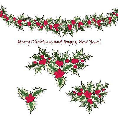 EPS 해외이미지 식물 디자인 계절 열매 꽃 별 리본 백그라운드 잎 크리스마스 겨울 꽃무늬 패턴 일러스트 텍스트 휴가 새로움 새해 프레임 선물 미술 장식 빨간색 초록색 화환 흰색 나뭇가지 축하 인사 소나무 신용카드 황금 수집 연도 심볼 초대 고립 국경 해외일러스트 자연요소 나무 기념일 컬러 컨셉 무늬 문화예술 금융 예절 파일형식 벡터 이미지허브