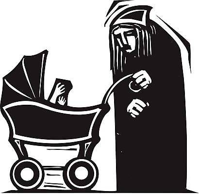 EPS 해외이미지 할머니 어린이 일러스트 가족 사랑 학습 꿈 성장 가르침 마차 목판화 적자 해외일러스트 여자 교육 노년 감정 교통수단 관계 사람 파일형식 벡터 이미지허브