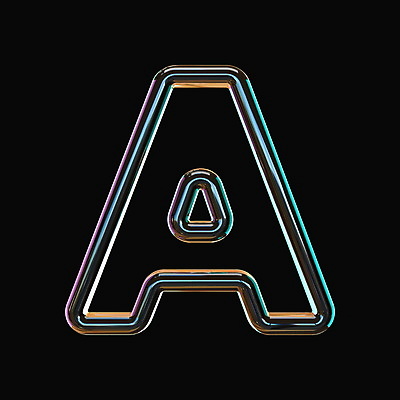 포토 JPG 해외이미지 알파벳 영어 타이포그라피 사람없음 그래픽 3D 입체 네온 A 해외포토 문자 디지털합성 파일형식 이미지허브