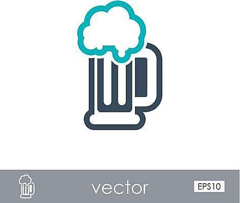 EPS 해외이미지 일러스트 맥주 사람없음 맥주잔 맥주거품 옥토버페스트 해외일러스트 술잔 주류 거품 파일형식 벡터 이미지허브