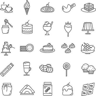 EPS 해외이미지 디자인 커피 음료 선 음식 컨셉 일러스트 디저트 주택 요리 픽토그램 쿠키 과자 케이크 식당 웹 카페 빵집 뜨거움 플랫 달콤 맛 아침식사 상품 굽기 심볼 사인 메뉴 그림 반죽 윤곽 롤 밀가루 팩 칼로리 고립 페스츄리 항목 바클라바 해외일러스트 빵 인터넷 건물 상점 식사 화장품 가루 구이 파일형식 벡터 이미지허브