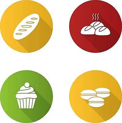 EPS 해외이미지 디자인 컨셉 일러스트 디저트 요리 세트 픽토그램 과자 케이크 저녁식사 웹 빵집 플랫 달콤 바게트 컵케이크 시리얼 밀 굽기 심볼 사인 반죽 롤 밀가루 머핀 팩 덩어리 마카롱 머랭 번 상형문자 페스츄리 항목 핸드메이드 해외일러스트 문자 음식 빵 인터넷 곡류 상점 식사 화장품 맛 가루 구이 파일형식 벡터 이미지허브