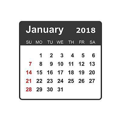 EPS 해외이미지 템플릿 종이 백그라운드 일러스트 비즈니스 휴가 설계 숫자 다이어리 검은색 쪽지 공백 달력 흰색 시간 신용카드 일주일 날짜 플랫 연도 페이지 일요일 1월 월 2018년 금요일 마감 목요일 오늘 월요일 조언 토요일 해외일러스트 문자 컬러 컨셉 금융 사무용품 요일 파일형식 벡터 이미지허브