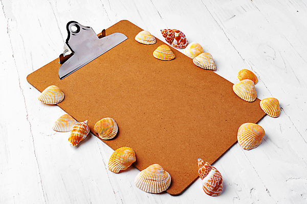 포토 JPG 해외이미지 사람없음 조개껍데기 나무탁자 서류판 카피스페이스 해외일러스트 해외포토 탁자 조개 사무용품 공백 파일형식 이미지허브