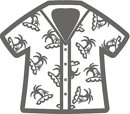 EPS 해외이미지 디자인 옷 남자 섬 셔츠 일러스트 휴가 손바닥 여름 유행 하와이 소매 하와이인 해외일러스트 외국인 손 계절 상의 사람 미국 파일형식 벡터 이미지허브