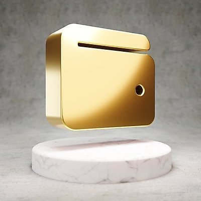 JPG 해외이미지 일러스트 사람없음 3D 디지털 금색 지갑 황금 심볼 광택 해외일러스트 컬러 디지털합성 파일형식 이미지허브