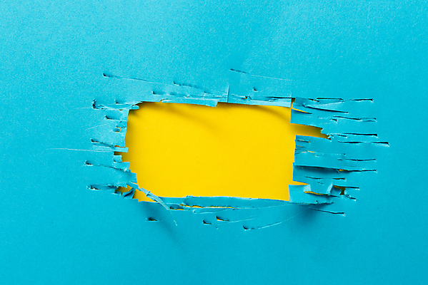 포토 JPG 해외이미지 종이 백그라운드 프레임 사람없음 파란색 노란색 사각형 구멍 찢어짐 카피스페이스 해외포토 도형 컬러 모션 공백 파일형식 이미지허브