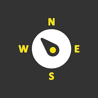 EPS 해외이미지 일러스트 사람없음 노란색 검은색 흰색 나침반 방향 북쪽 동쪽 남쪽 서쪽 해외일러스트 컬러 파일형식 벡터 이미지허브