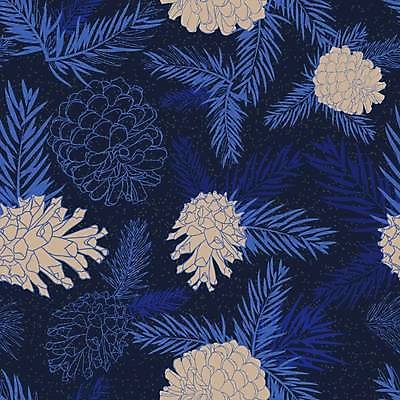 EPS 해외이미지 크리스마스 겨울 패턴 일러스트 사람없음 솔방울 솔잎 해외일러스트 계절 기념일 잎 무늬 파일형식 벡터 이미지허브