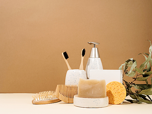 포토 JPG 해외이미지 잎 사람없음 갈색 머리빗 에코 친환경 비누 스펀지 공병 양치컵 천연비누 친환경제품 대나무칫솔 해외포토 식물 컬러 컵 위생용품 환경 양치 미용용품 칫솔 병_담는 파일형식 이미지허브