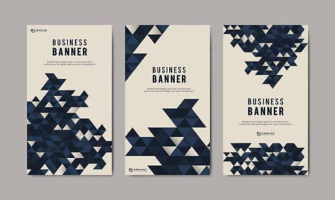 EPS 해외이미지 디자인 배너 일러스트 비즈니스 추상 사람없음 그래픽 세트 지오메트릭 해외일러스트 무늬 파일형식 벡터 이미지허브